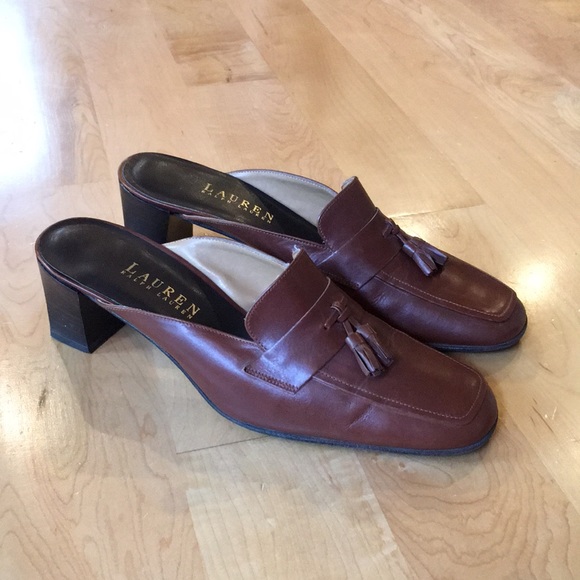 Lauren Ralph Lauren Shoes - LRL Lauren Ralph Lauren | Leather Loafer Mules